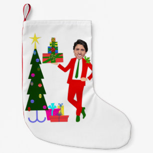 christmas tree justin trudeau small christmas stocking