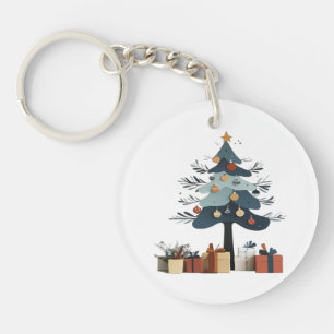 Christmas tree key ring