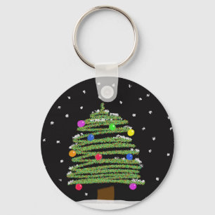 Christmas Tree Key Ring