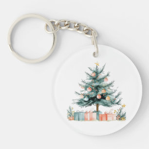 Christmas tree key ring