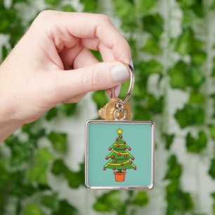 Christmas Tree Key Ring
