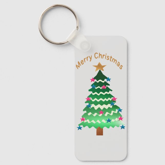 Christmas tree Key Ring: Key Ring (Front)