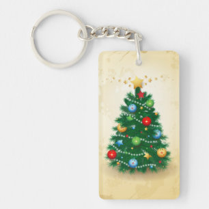 Christmas tree, keychain