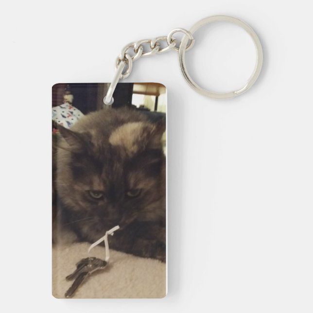 Christmas Tree Keychain by RoseWrites (Back)