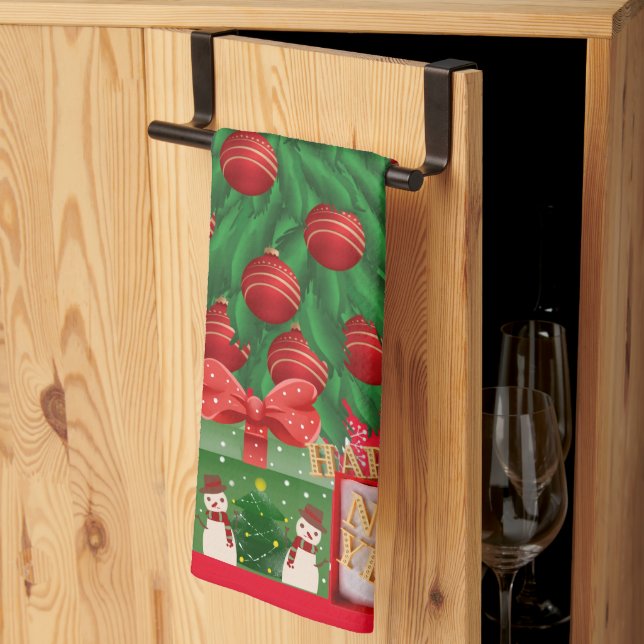 Christmas Tree Kitchen Towels (Thirds Fold)