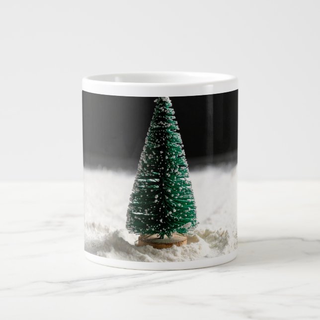 christmas tree large coffee mug (Front)