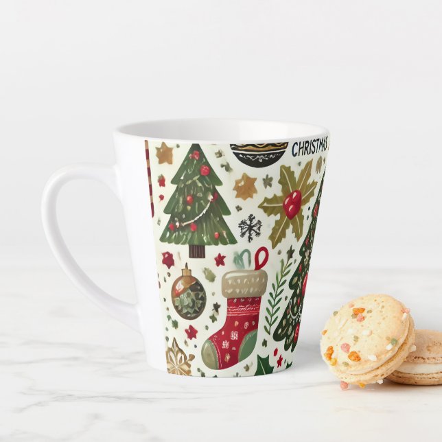 Christmas Tree Latte Mug (In Situ)