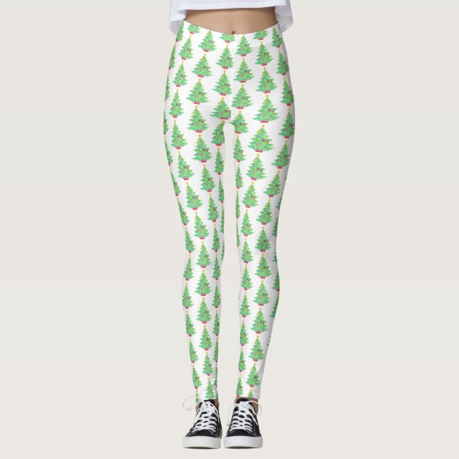 Christmas Tree Leggings (Front)