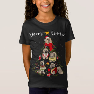 Christmas Tree Lhasa Apso Lover Xmas Dog Owner New T-Shirt