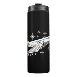 Christmas tree light Design for a Pilot Thermal Tumbler