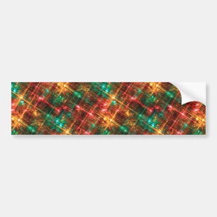 christmas tree lights bumper sticker