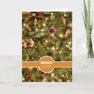 Christmas Tree Lights, Christmas Greeting Card