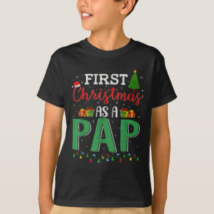 Christmas Tree Lights Decor Funny First Christmas  T-Shirt