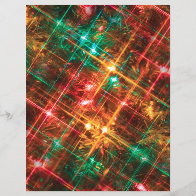 christmas tree lights letterhead (Front)