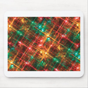 christmas tree lights mouse mat