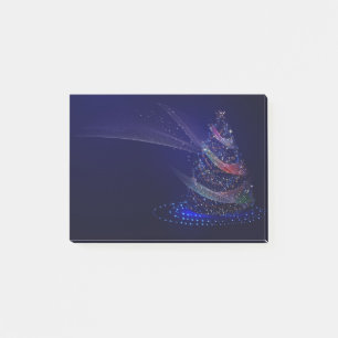 Christmas Tree Lights Stars Glowing Shining Shiny. Post-it Notes