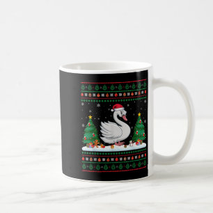 Christmas Tree Lights Swans Santa Ugly Xmas Sweate Coffee Mug