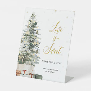 Christmas Tree Love Is Sweet Sign