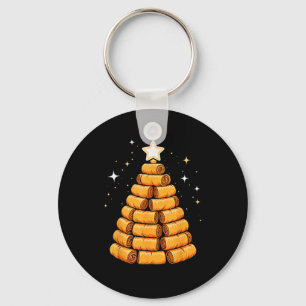 Christmas Tree Luma Filino Spring Rolls Key Ring