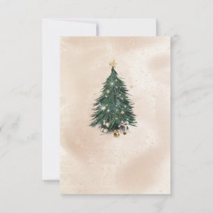 Christmas Tree Luxury Greeting Card