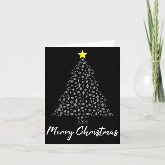 Christmas Tree Matching Family Santa Claus Holiday Card (Front)