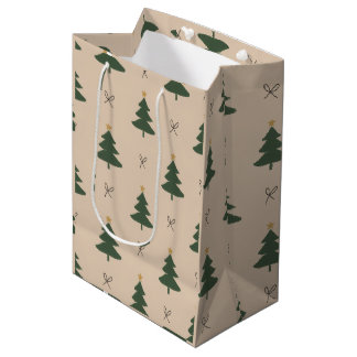 Christmas tree medium gift bag