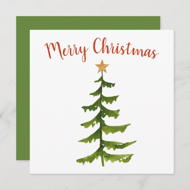 Christmas Tree Merry Christmas (Front/Back)