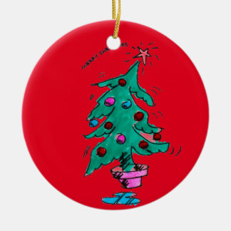 Christmas Tree - Merry Christmas Ceramic Tree Decoration