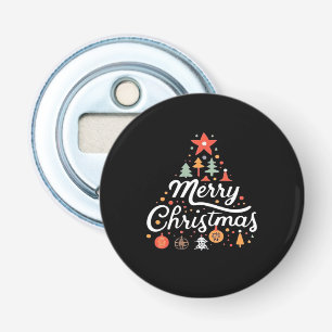 Christmas Tree Merry Christmas Classic Bottle Opener