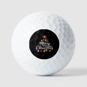 Christmas Tree Merry Christmas Classic Golf Balls