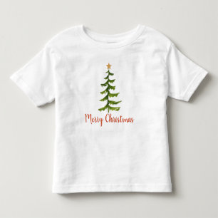 Christmas Tree Merry Christmas  Toddler T-Shirt