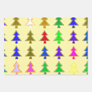 Christmas tree Modern wrapping paper