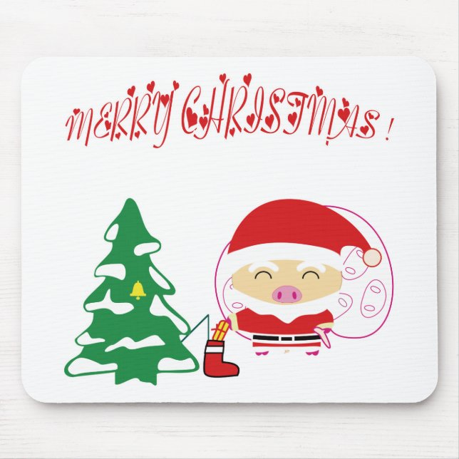 Christmas tree mouse mat (Front)