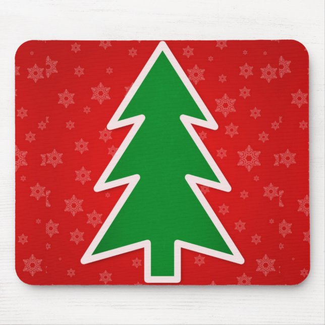Christmas Tree Mouse Mat (Front)