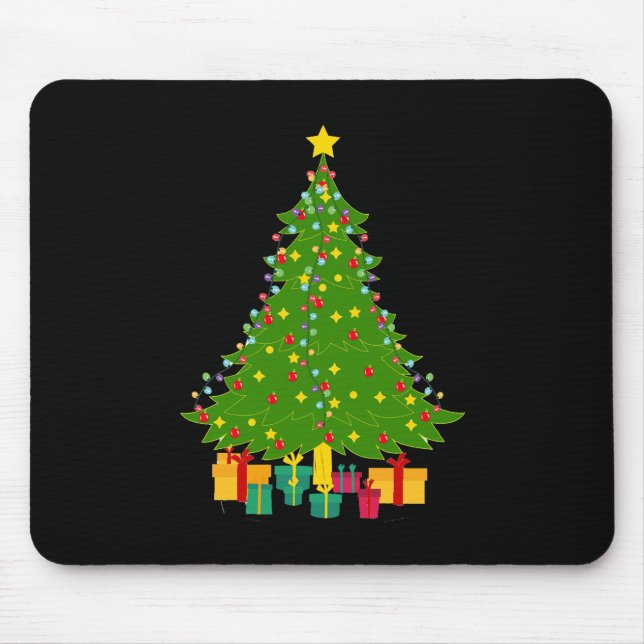 Christmas Tree Mouse Mat (Front)