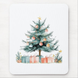 Christmas tree mouse mat