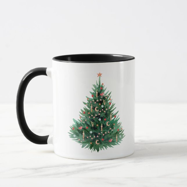 Christmas tree  mug (Left)