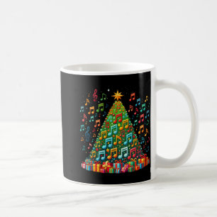 Christmas Tree Musical Note Music Teacher Musician Coffee Mug