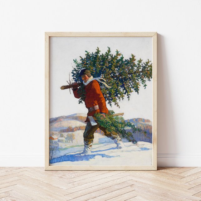 Christmas Tree |  N.C. Wyeth Poster (Creator Uploaded)