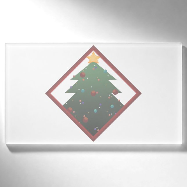 Christmas Tree Name Tag (Front)