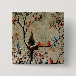Christmas Tree Nest ~ Buttons