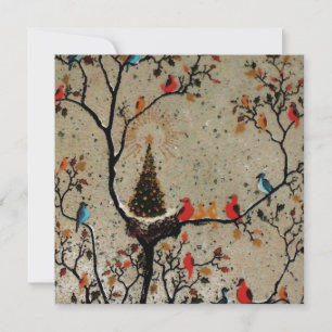 Christmas Tree Nest ~ Invitations