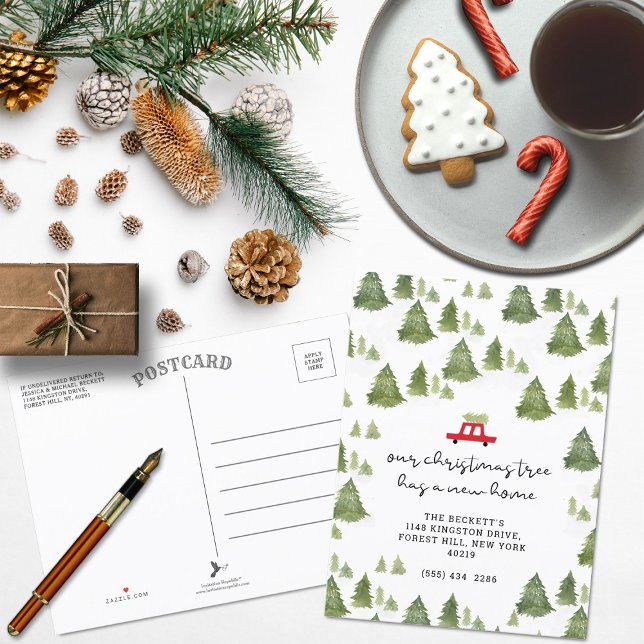 Christmas Tree New Home Moving Announcement (Creator Uploaded)