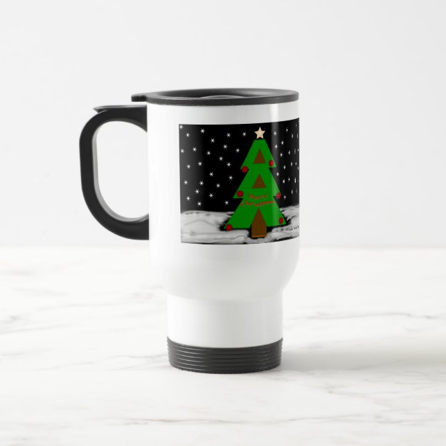 Christmas Tree Night Mug (Left)