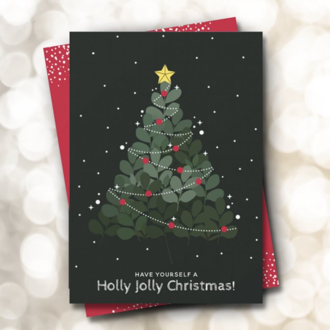 Christmas Tree Non-Photo Holiday Card (Creator Uploaded)