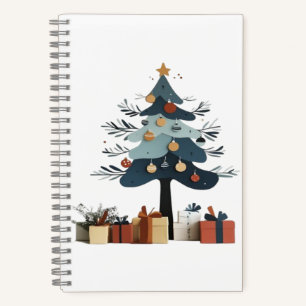 Christmas tree notebook