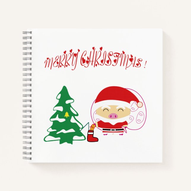 Christmas tree notebook (Front)