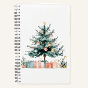 Christmas tree notebook
