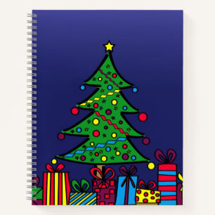 Christmas tree notebook