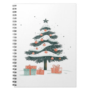 Christmas tree notebook
